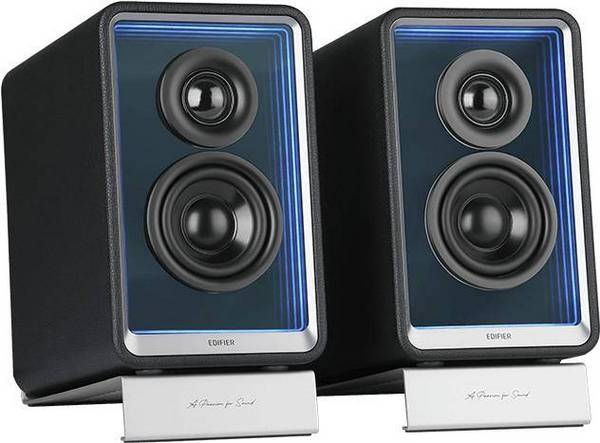 Edifier QR65 Aktive Design-Lautsprecher, RGB, 70Watt schwarz retail Multimedia-Technik Aktivboxen