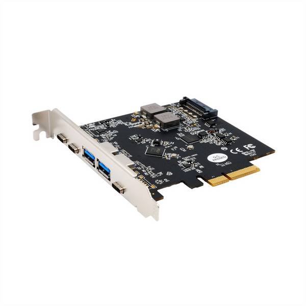 EXSYS EX-12007 5 Port USB 3.2 Gen2 PCIe Karte 2x USB-A und 3x USB-C