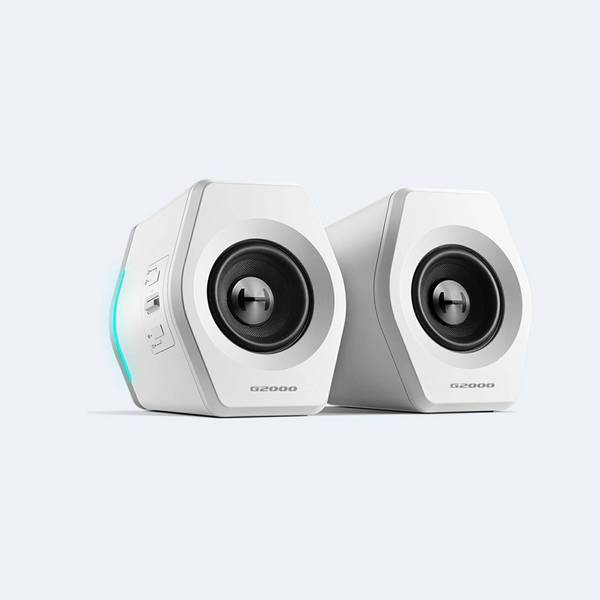 Edifier G2000 2.0 Bluetooth Gaming RGB weiß retail Multimedia-Technik Aktivboxen