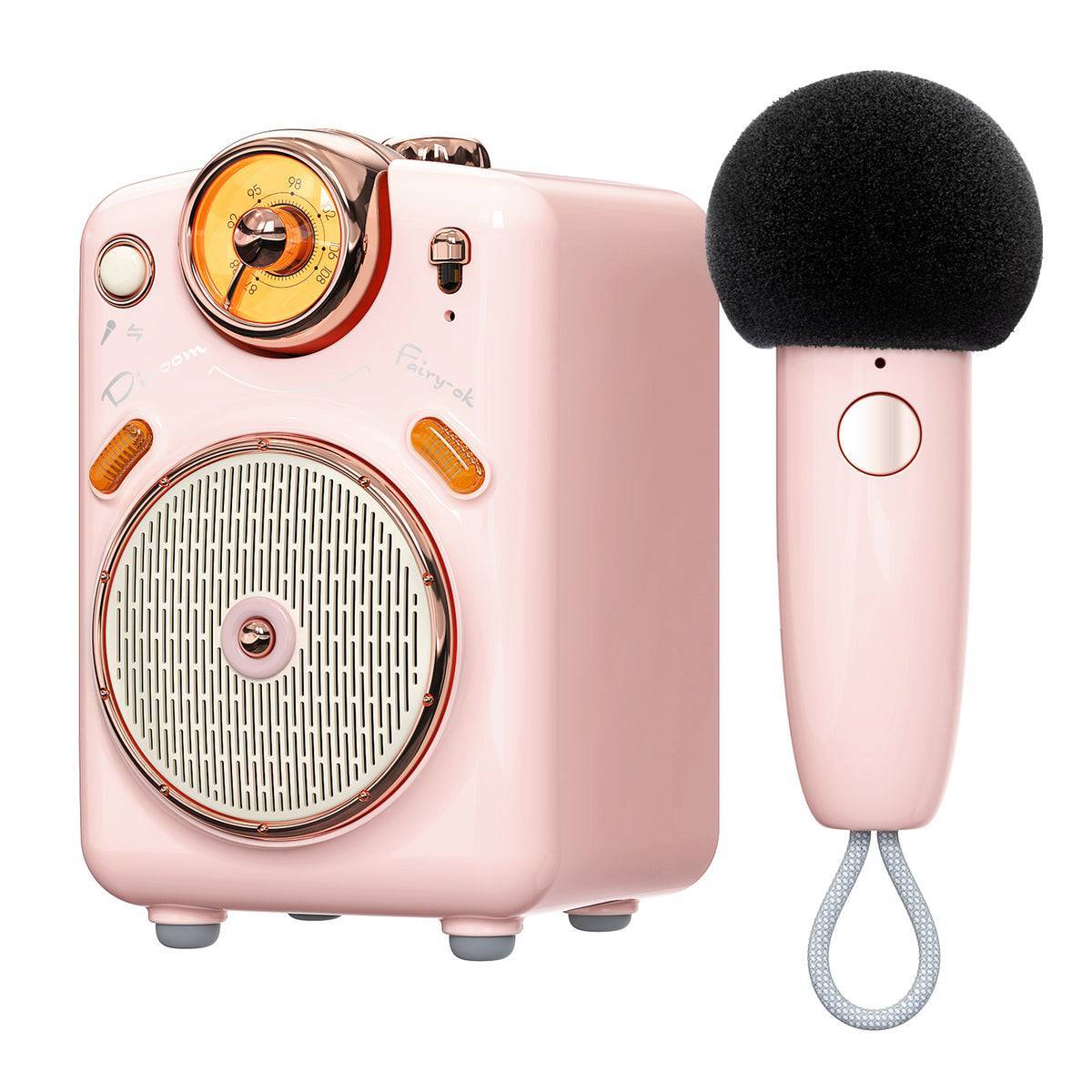 Divoom Lautsprecher Fairy OK Bluetooth inkl. Mikro rosa Multimedia-Technik Aktivboxen Mobil-0