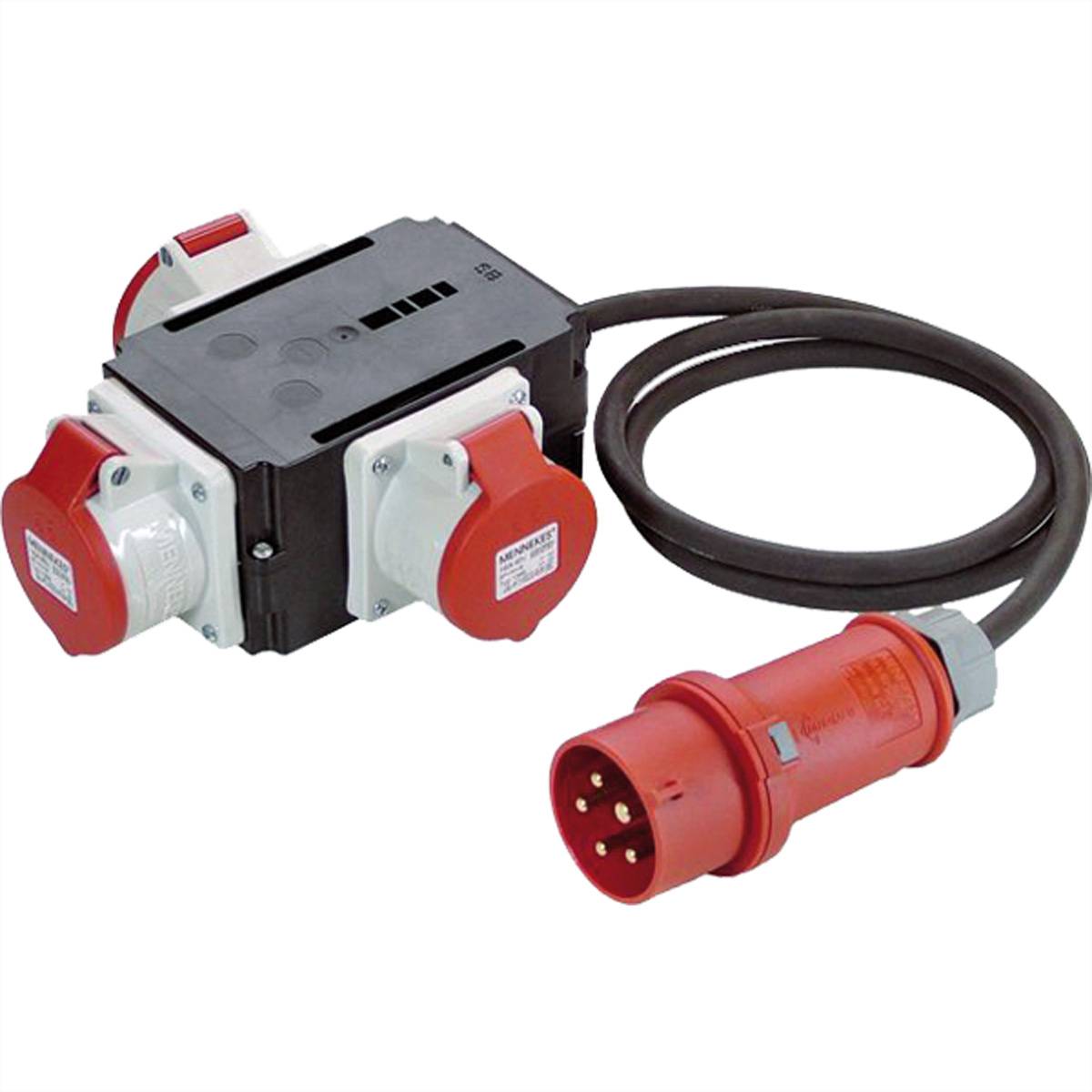 BACHMANN CEE-Adapter CEE 400 V/16 A, 3x 16A 5p400V IP44 1,5m-0