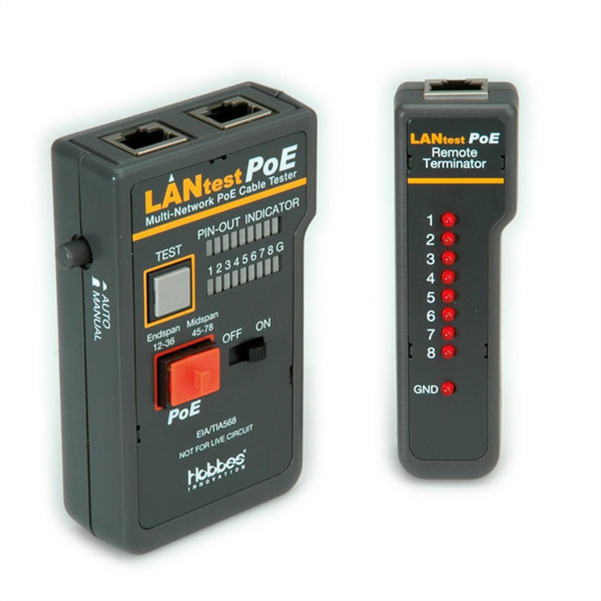 HOBBES LANtest Multinetwork PoE Kabeltester-0