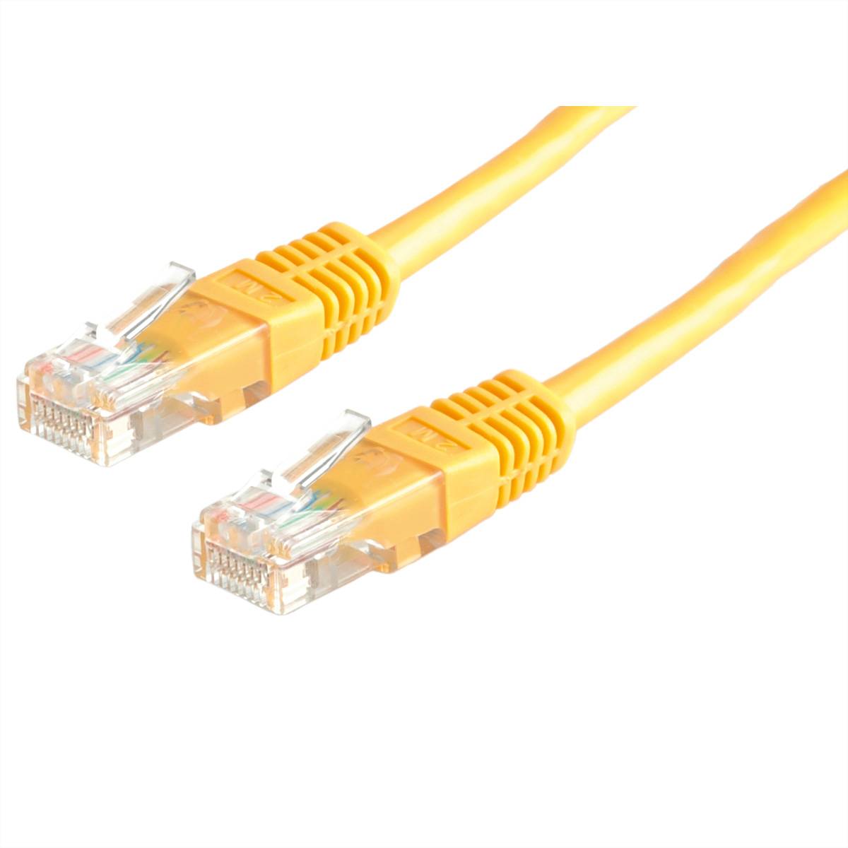 STANDARD UTP-Patchkabel konf. Cat.6 (Class E), gelb, 5 m-0