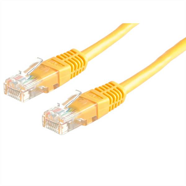 STANDARD UTP-Patchkabel konf. Cat.6 (Class E), gelb, 5 m
