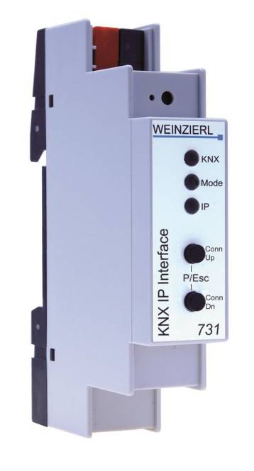Weinzierl KNX IP Interface 731 5242 Schnittstelle zw.LAN u.KNX-Bus Install.Baumaterial KNX