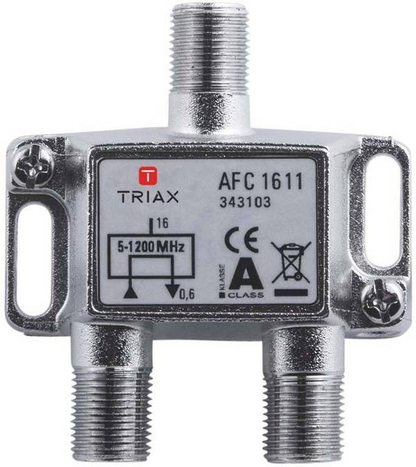 TRIAX 1fach Abzweiger AFC 1611 1,2 GHz 16dB 343103 Install.Baumaterial Antennen Antennen-Zub.allgem.