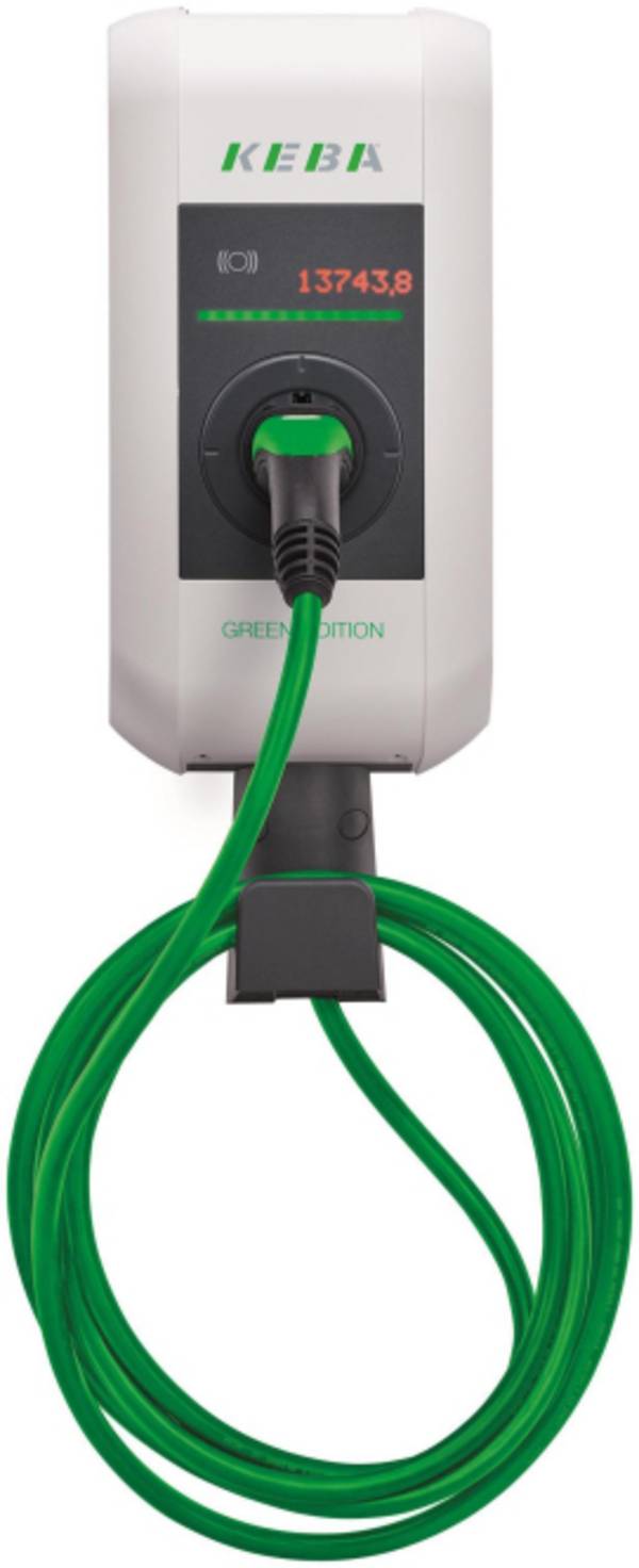 KEBA c-series Typ2 6m RFID 122112 22KW P30-EC240422-E0R-GE Install.Baumaterial Zählerschr./Verteilg