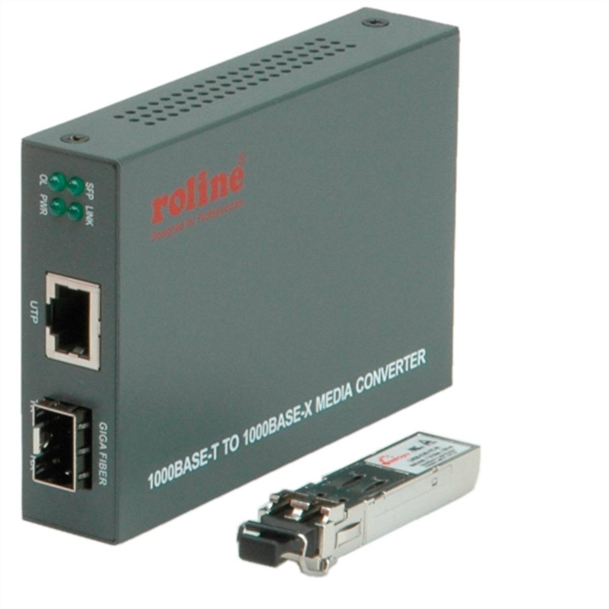 ROLINE Gigabit Konverter, RJ-45 - LC (inkl. mini-GBIC)-0