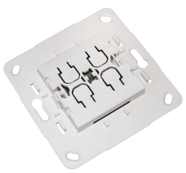 ELDAT Wandtaster Easy- RTS33E5004A11-02K wave 868MHz f.Format B5 f.Doppelwippe Install.Baumaterial