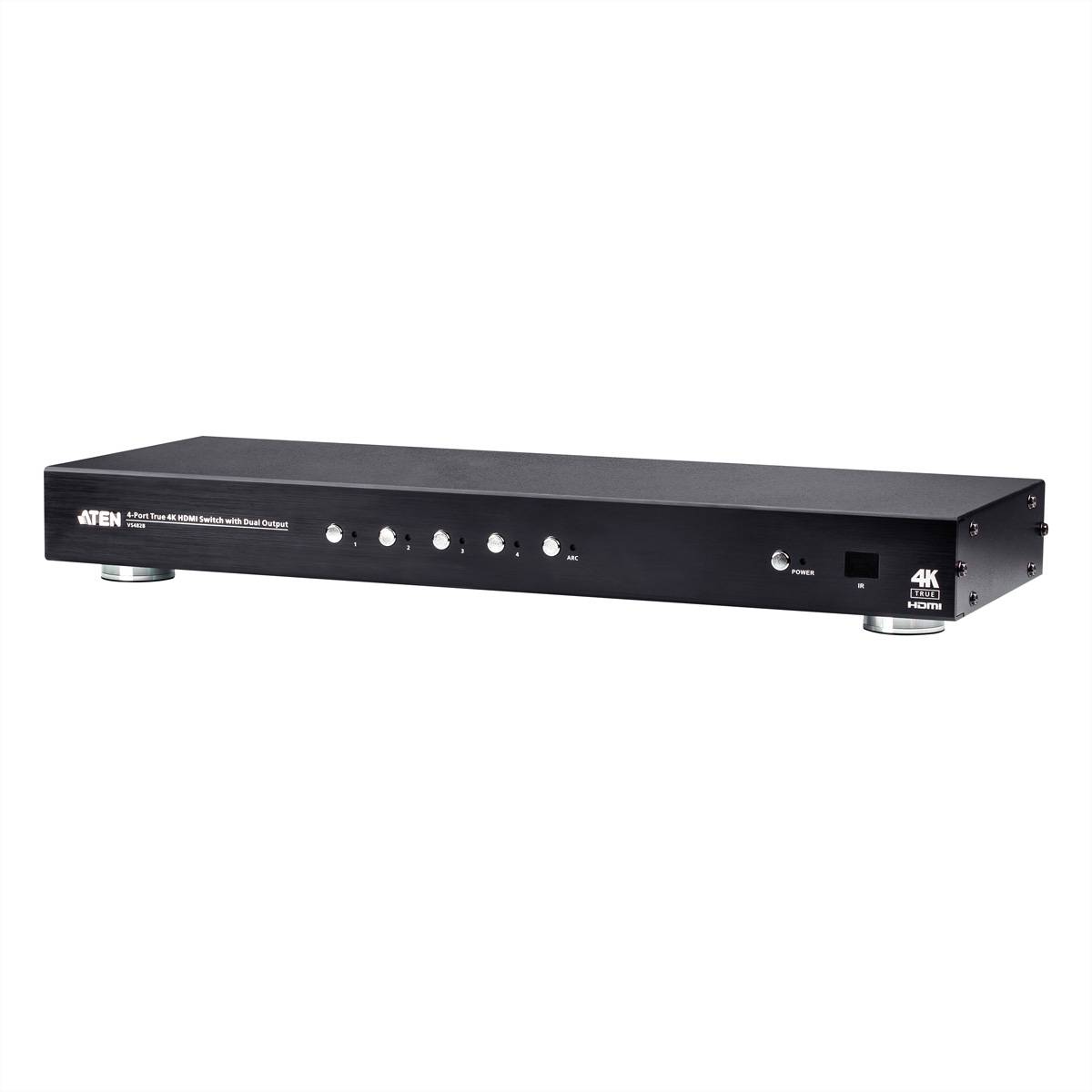 ATEN VS482B 4-Port True 4K HDMI Switch mit Dual View-0