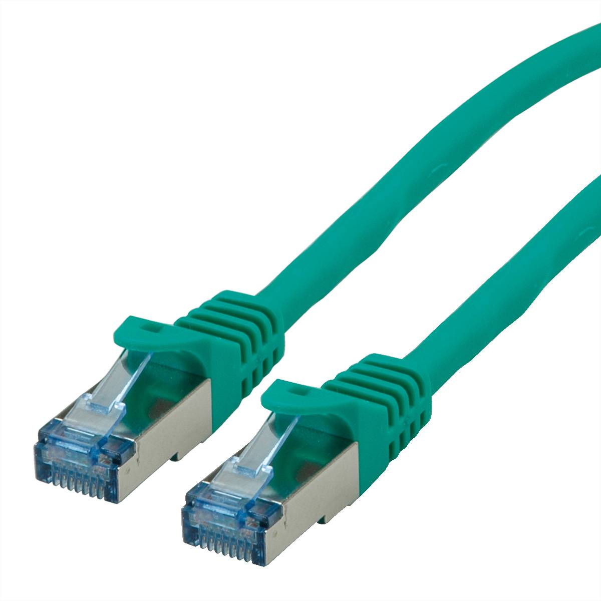 ROLINE Patchkabel Cat.6A S/FTP (PiMF), Component Level, LSOH, grün, 1 m-0