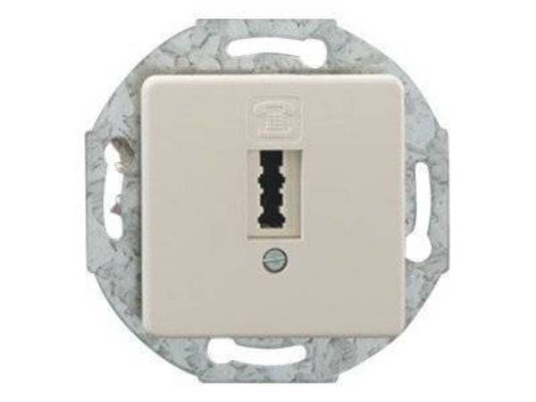 FM Anschlussdose TAE 6F+N UP50 perlweiss 100 103 51 Install.Baumaterial Netzw.Telekomm