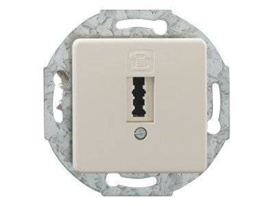 FM Anschlussdose TAE 6F+N UP50 perlweiss 100 103 51 Install.Baumaterial Netzw.Telekomm-0