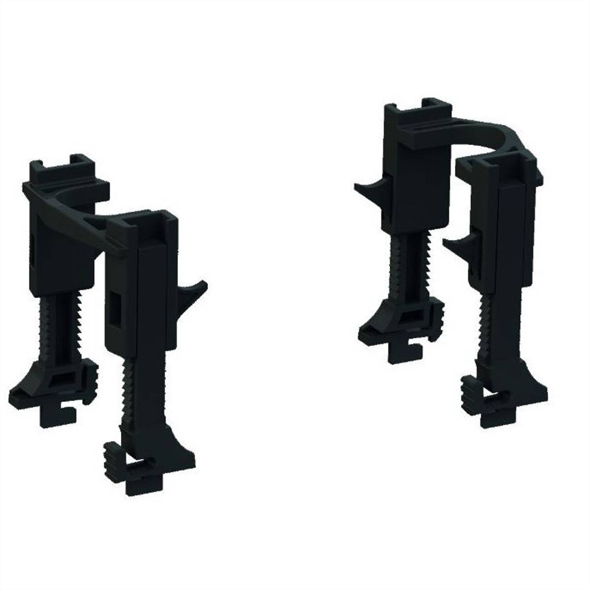 BACHMANN PDU Verriegelung für C13/C19 Buchsen, 6 Set, schwarz-0
