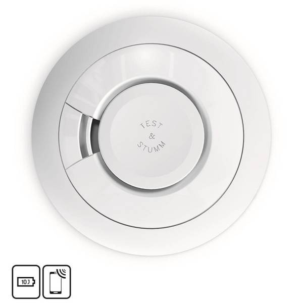 EI Rauchwarnmelder Ei650iRF-1XD inkl. Funkmodul Install.Baumaterial Hauskomm/Batt/Sicher
