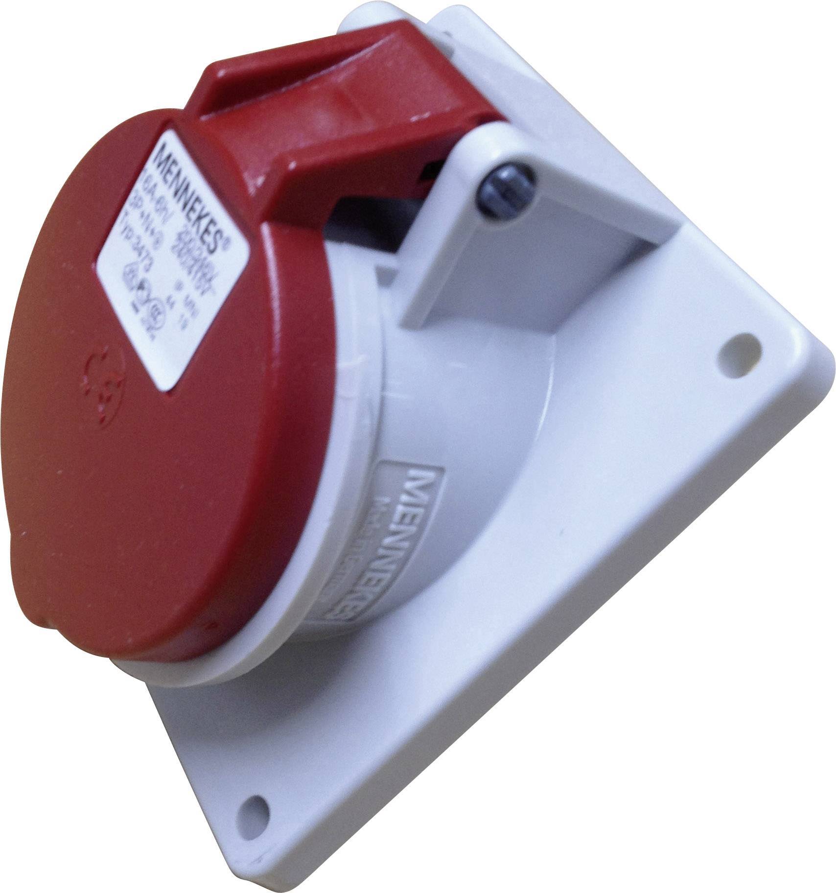 Mennekes 16A5P 6H400V Anbaudose 3473 TwinCONTACT IP44 20 Grad geneigt Industriematerial-0