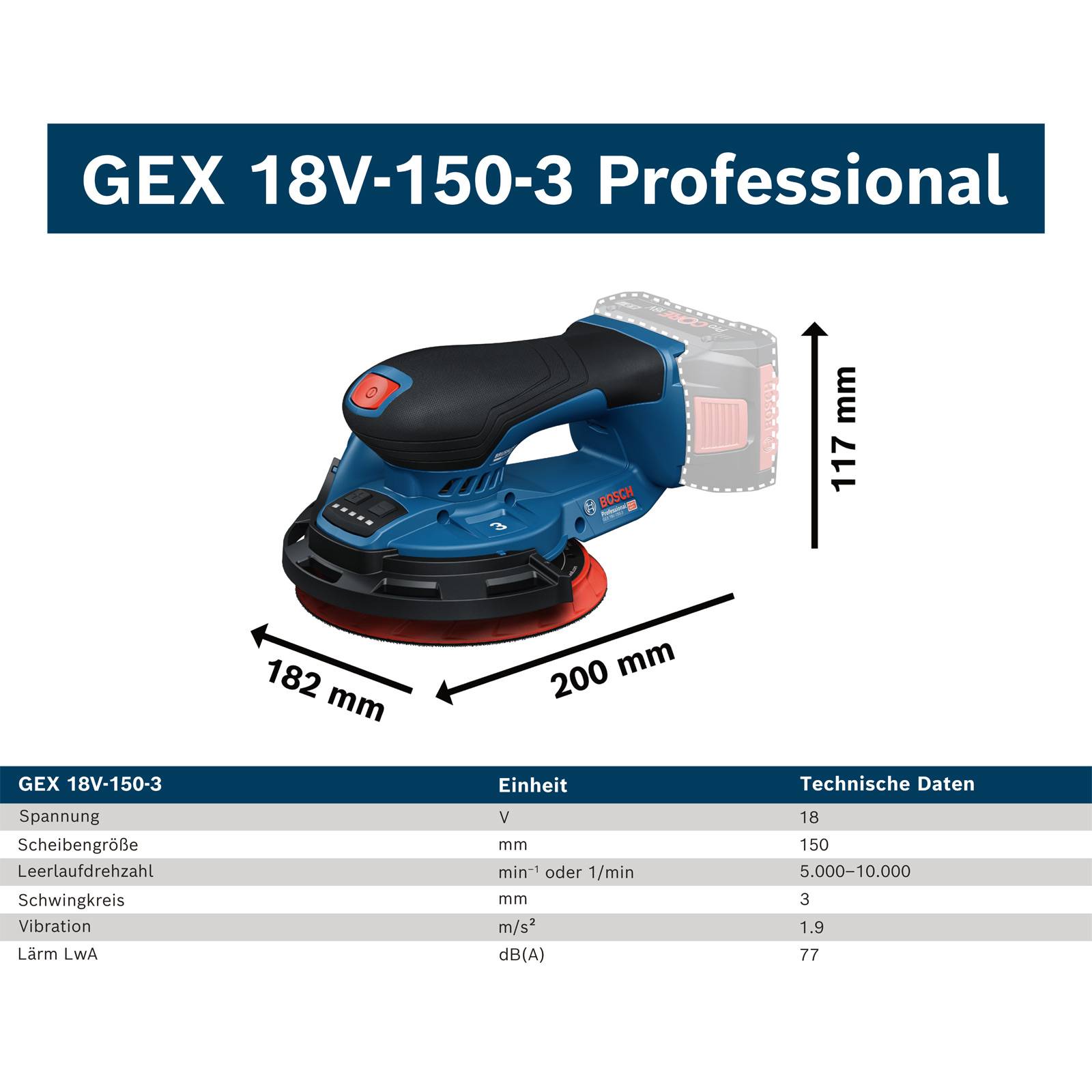Bosch GSR 18V-90 C Professional - Bohrer/Schrauber-4