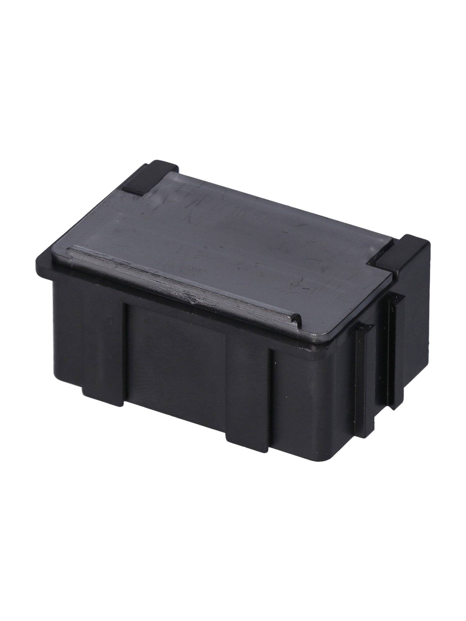 ESD SMD Box N2, 37 x 12 x 15 mm, schwarz/transparent bedampft-0