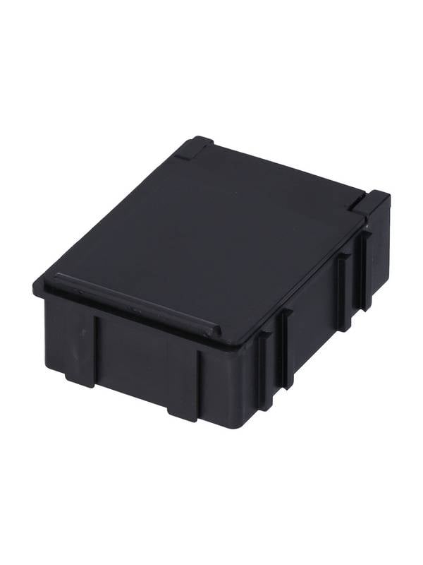 ESD SMD Box N3, 41 x 37 x 15 mm, schwarz/schwarz