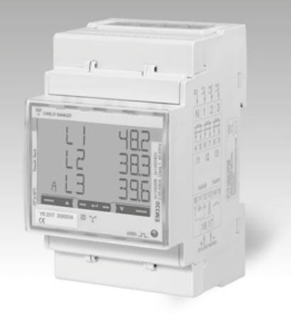 Carlo Gavazzi EM330DINAV53HO1PFA, ANHANG D ENERGIEZÄHLER 3-PHASIG REV.0-0