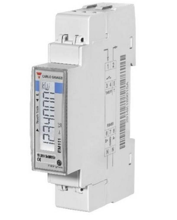 Carlo Gavazzi EM111DINAV81XO1PFB, ANHANG D ENERGIEZÄHLER 1-PHASE REV.0