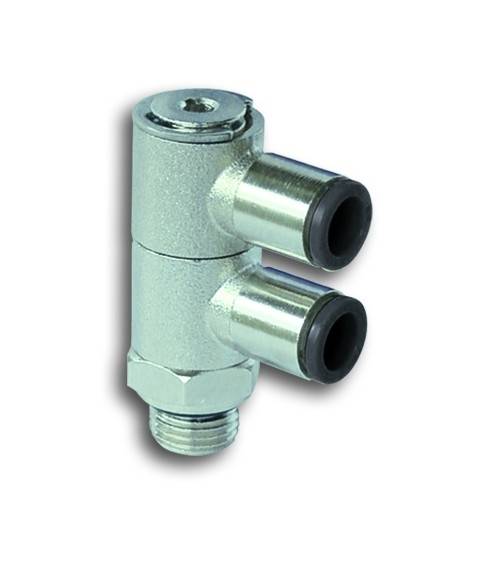 Pneumax 330618, Steck - Doppelwinkelverschraubung mit (alt. B330618)-0