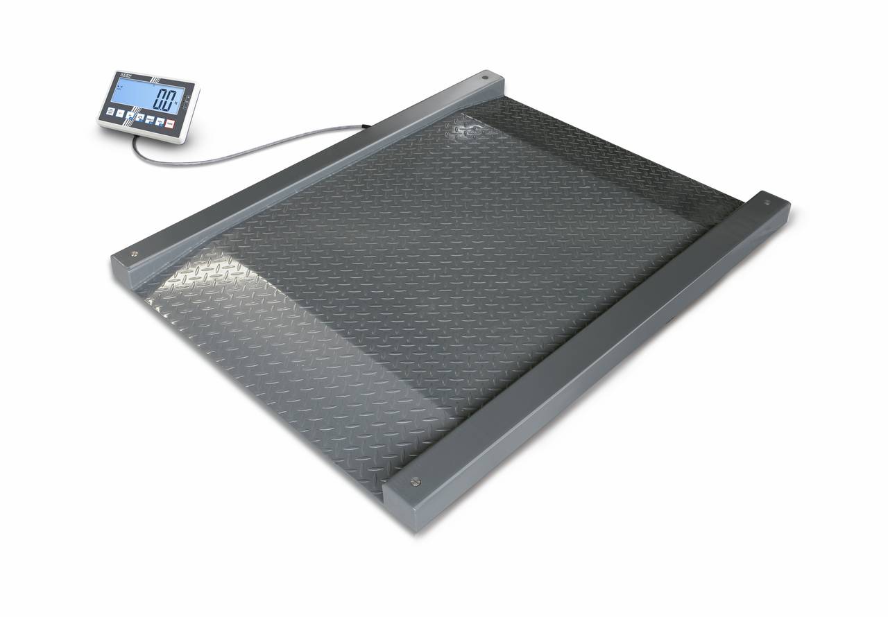 IoT-Line Durchfahrwaage NFC Stahl Wägebereich bis 600 kg 1000 x 1000 mm. 85280649 852806 49-0