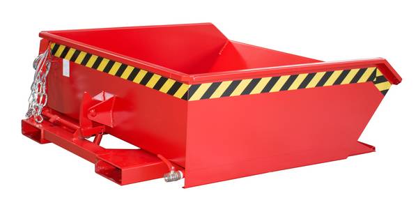 Mini-Spänebehälter SMGU 460, lackiert, Feuerrot