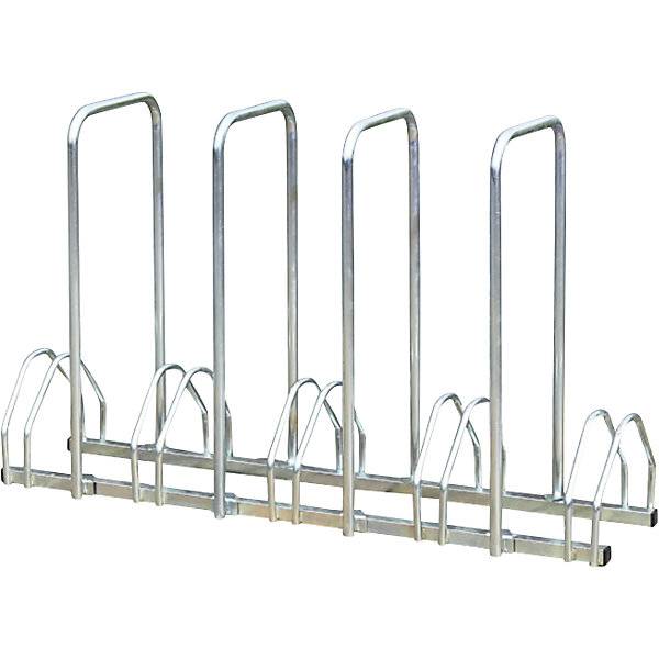 Fahrradständer 5 Stellplätze Metall mit 4 Bügeln für Diebstahlsicherung. Etablissements Mottez & Cie SA-0