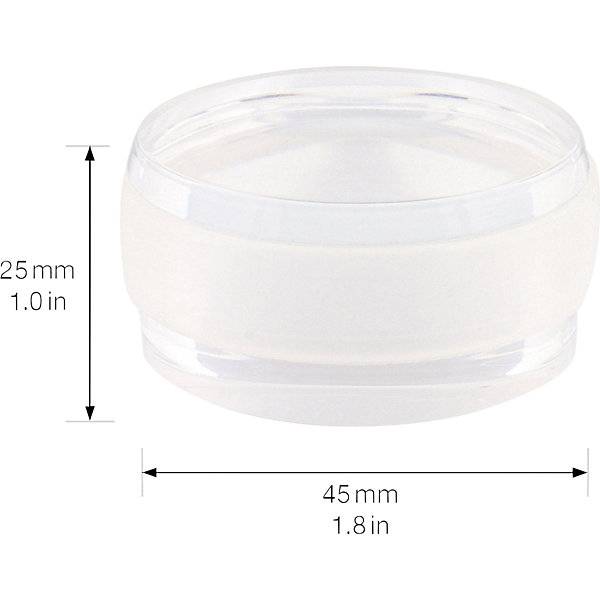 Bodentürstopper Ø 45 mm VE 4 Stk 25 mm transparent. Wagner System GmbH 83137949-1