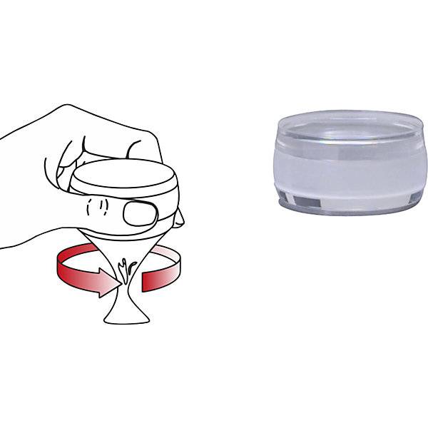 Bodentürstopper Ø 45 mm VE 4 Stk 25 mm transparent. Wagner System GmbH 83137949-3