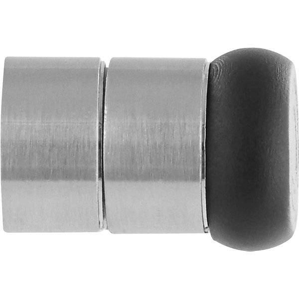 Wandtürstopper EH511 Ø 23 mm VE 2 Stk 30 mm silber/schwarz. Wagner System GmbH 83142049-3