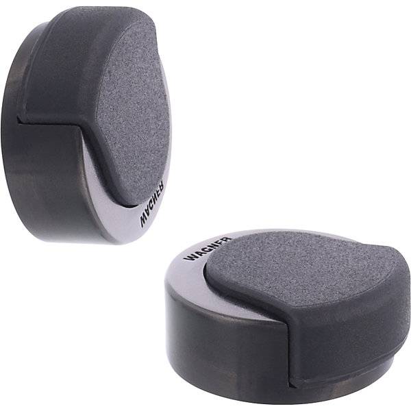 Boden-/Wandtürstopper LxBxH 39 x 38 x 15 mm VE 2 Stk schwarz-matt. Wagner System GmbH 83147249
