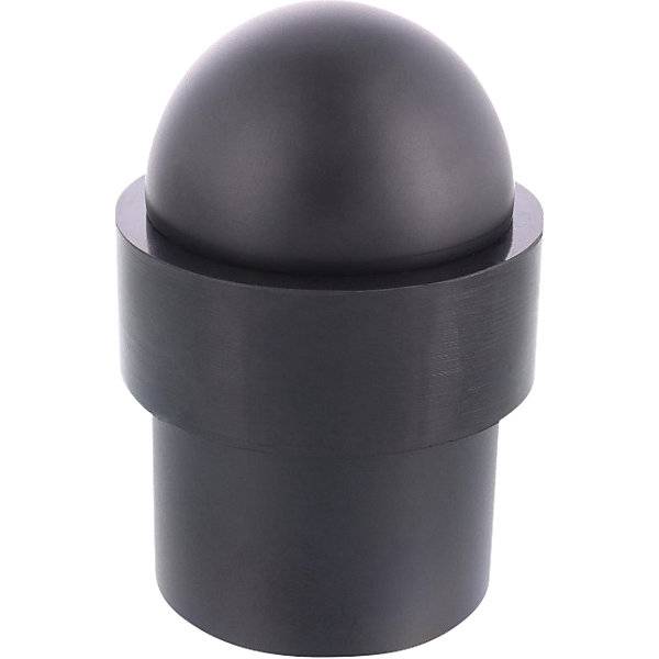 Bodentürstopper Ø 35 mm VE 2 Stk Höhe 50 mm silber/schwarz. Wagner System GmbH 83146649-3