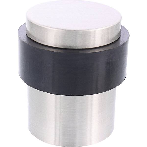 Bodentürstopper Ø 35 mm VE 2 Stk Höhe 40 mm silber/schwarz. Wagner System GmbH 83146749-0