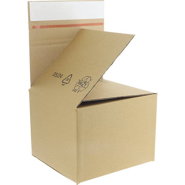 Readybox Karton mit Selbstklebeverschluss LxBxH 335 x 245 x 249 mm C4 Palette mit VE 520 Stk. TAKKT Industrial-0