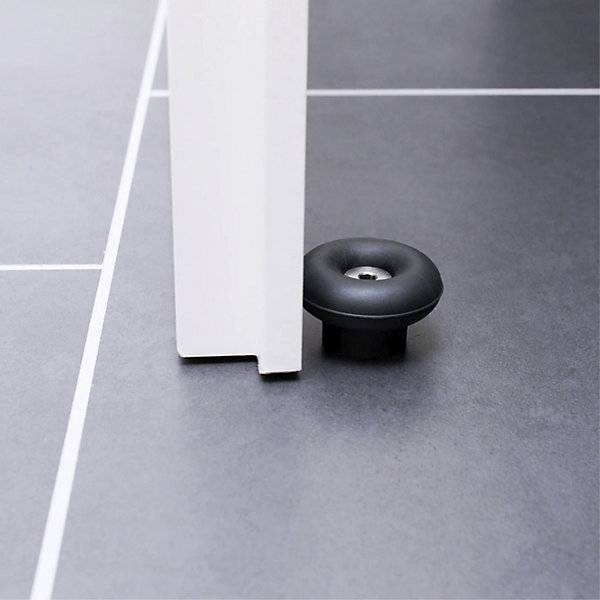 Bodentürstopper Ø 50 mm VE 2 Stk Höhe 30 mm schwarz. Wagner System GmbH 83145749-4