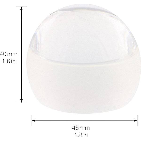 Bodentürstopper Ø 45 mm VE 4 Stk 40 mm transparent. Wagner System GmbH 83138149-1
