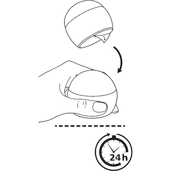 Bodentürstopper Ø 45 mm VE 4 Stk 40 mm transparent. Wagner System GmbH 83138149-2