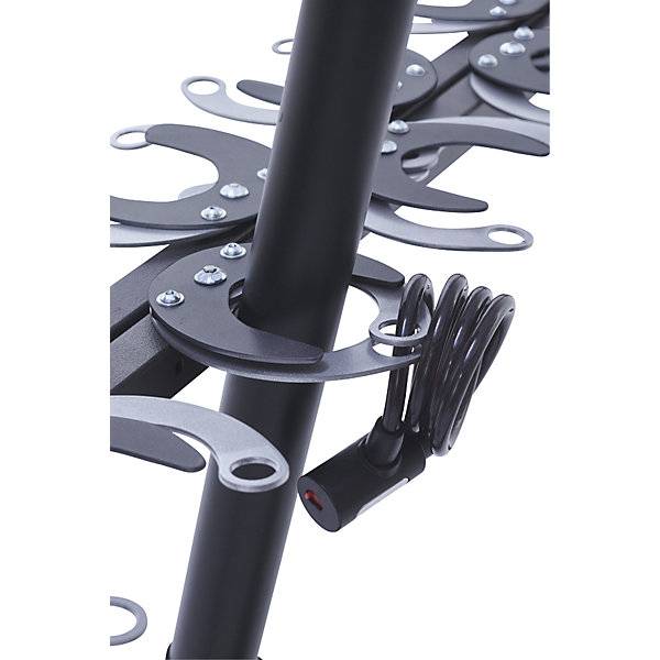 Rollerständer 12 Stellplätze anthrazit-schwarz. Etablissements Mottez & Cie SA 83188349-1