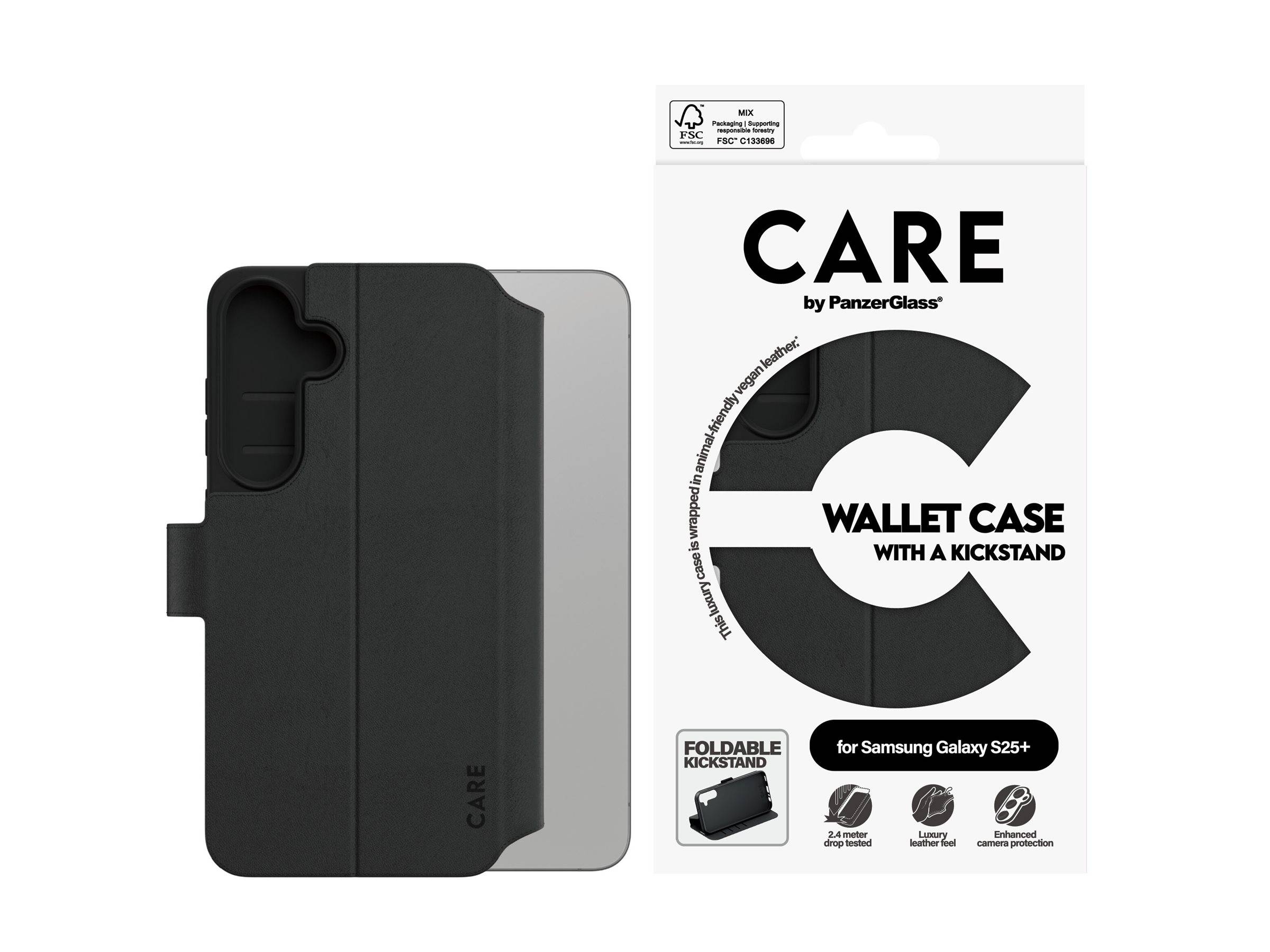 PanzerGlass CARE by PanzerGlass - Flip-Hülle für Mobiltelefon - mit Ständer - 100 % recyceltes-2