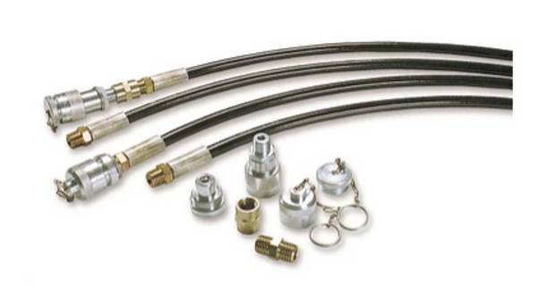 Hydraulikschlauch 34301,Länge 1m,Arbeitsdruck 700 bar,mit 2 x Standardkupplung 3/8" Inneng.
