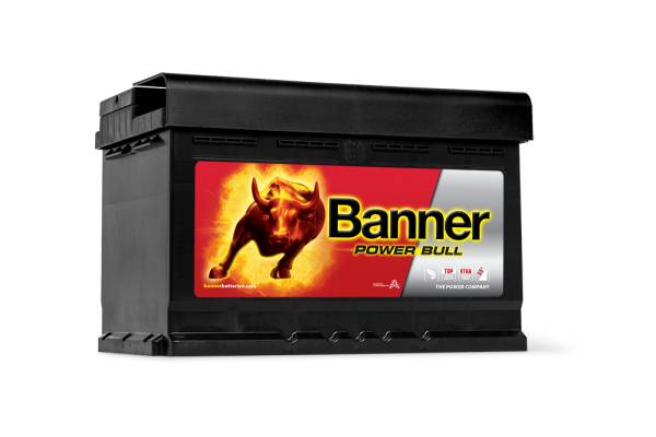 Banner P7740 Power Bull 12V 77Ah 700A Autobatterie-0