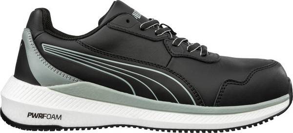 Puma ZOOM BLACK LOW S3S ESD flacher ultrasportlicher Sicherheitsschuh schwarz 43