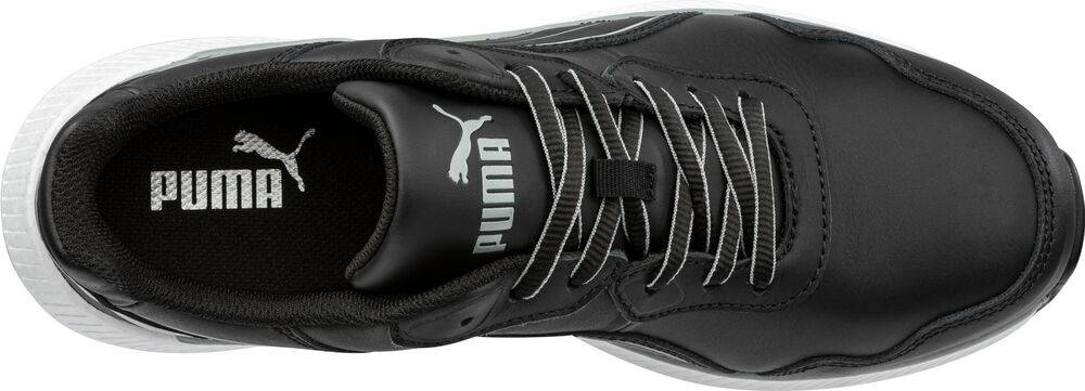 Puma ZOOM BLACK LOW S3S ESD flacher ultrasportlicher Sicherheitsschuh schwarz 43-3