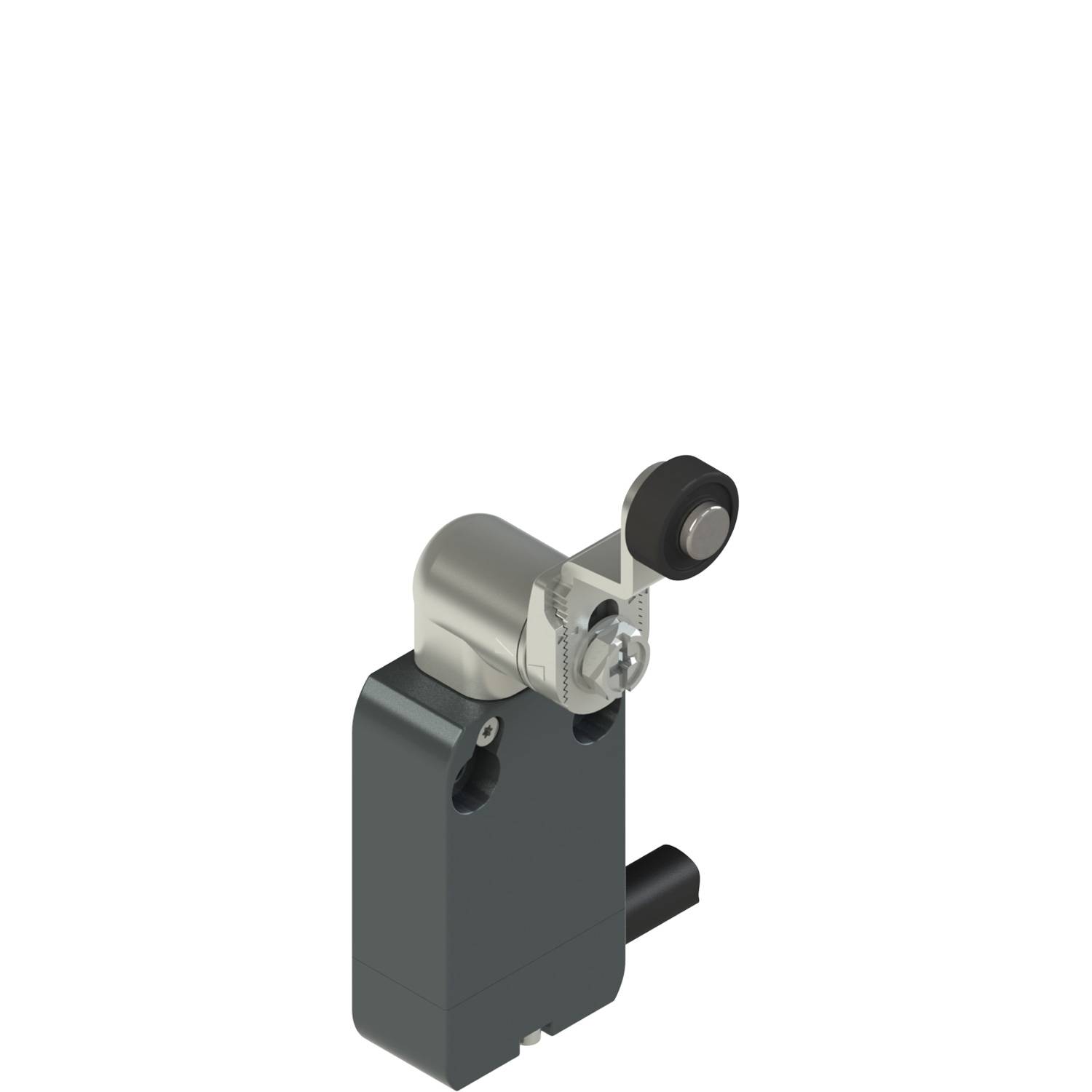 Pizzato NA B112KD-DN2 Modularer, vorverdrahteter Schalter mit verstellbarem, geformtem Metalldrehhebel, Durchm. 14 Walze