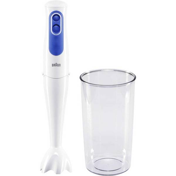 BRAUN Stabmixer MQ 3000 Edelstahl-Mixfuß 700 W weiß/blau