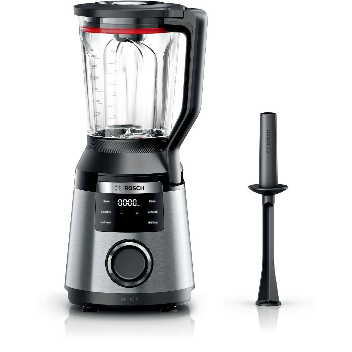 Bosch Serie 6, Hochleistungsmixer, VitaPower, 1800 W, Edelstahl, MMB6762M-0