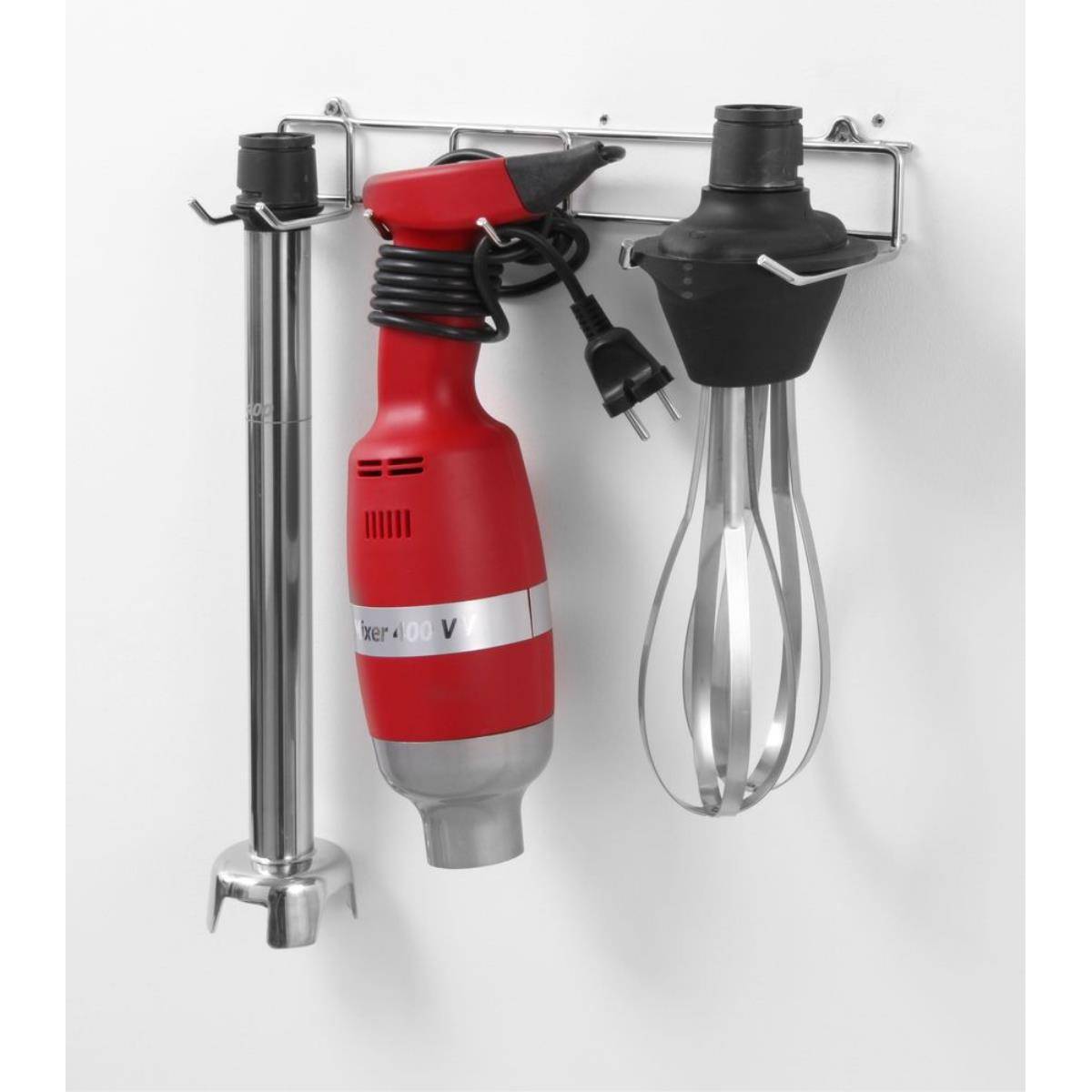 HENDI Stabmixer Profi Line 400 - Geschwindigkeit regelbar, Set inkl. Ablagegestell, Profi Line, 230V/400W, ⌀100x(H)765mm-0