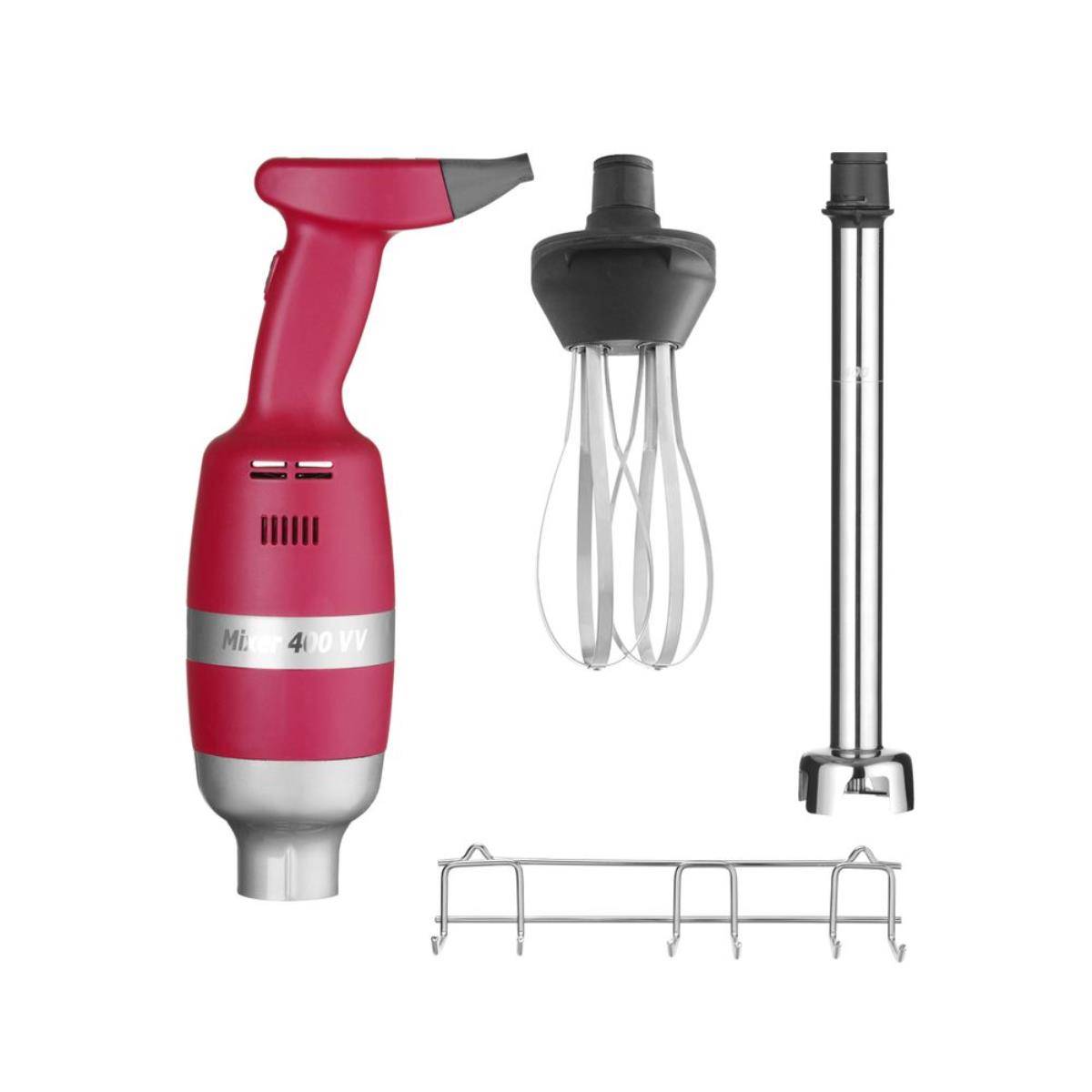 HENDI Stabmixer Profi Line 400 - Geschwindigkeit regelbar, Set inkl. Ablagegestell, Profi Line, 230V/400W, ⌀100x(H)765mm-4